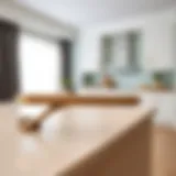 Elegant long cabinet handles enhancing home decor