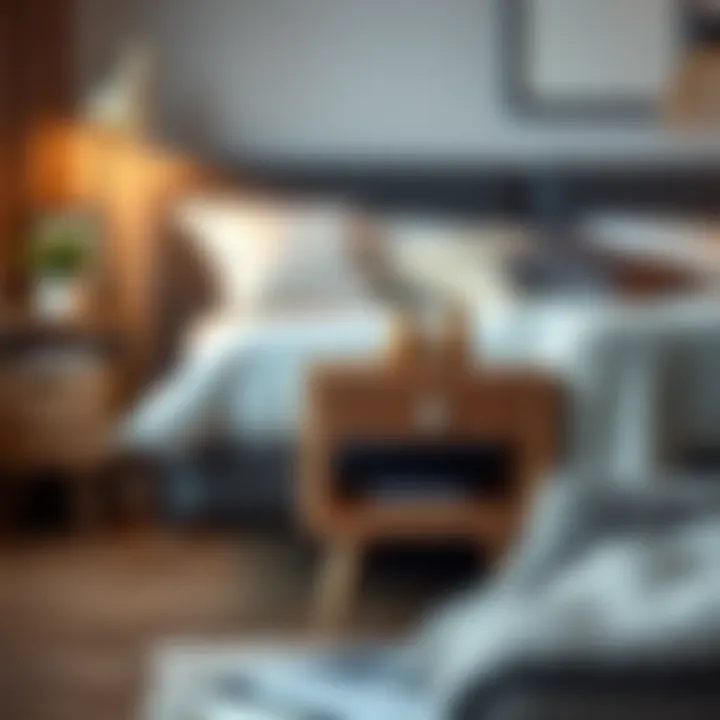 Stylish Nightstand Crafted from Reclaimed Wood Stylish nightstand made from reclaimed wood