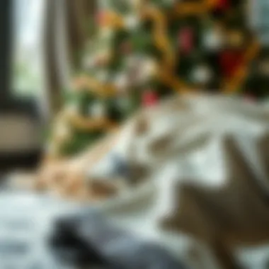 Luxurious fabric options for Christmas tree covers