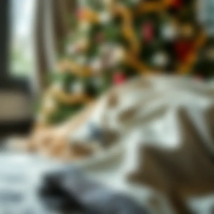 Luxurious fabric options for Christmas tree covers