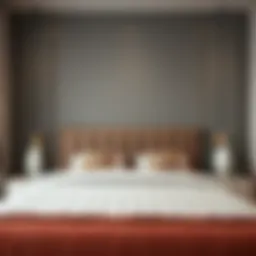 Elegant adult bed guard in a modern bedroom setting