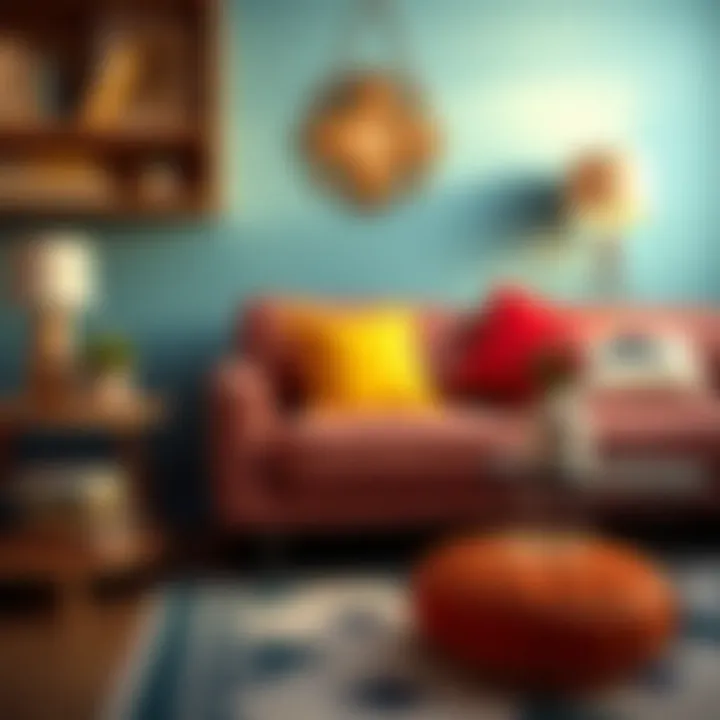 Colorful decor for a youthful ambiance